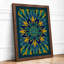 Jeweled Mandala Geometric - Framed Print-354665260-354665425