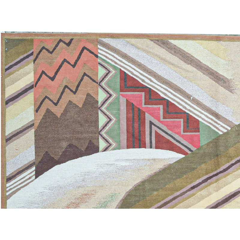 Tapis multicolore de haute qualité noué à la main
