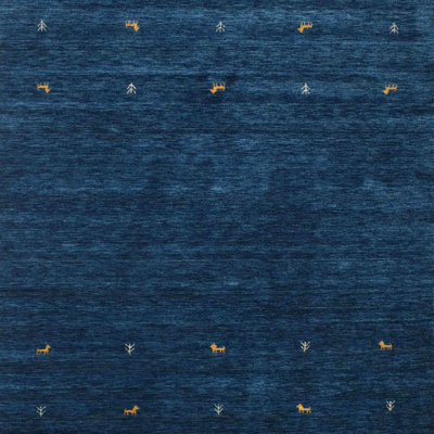 Tapis bleu marine Lael