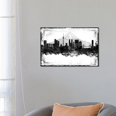 Tokyo Skylines - Wrapped Canvas Painting