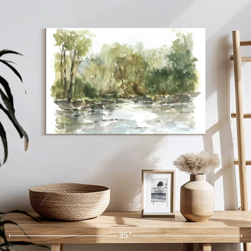 Avery Wooded Stream I, 16" H x 24" W