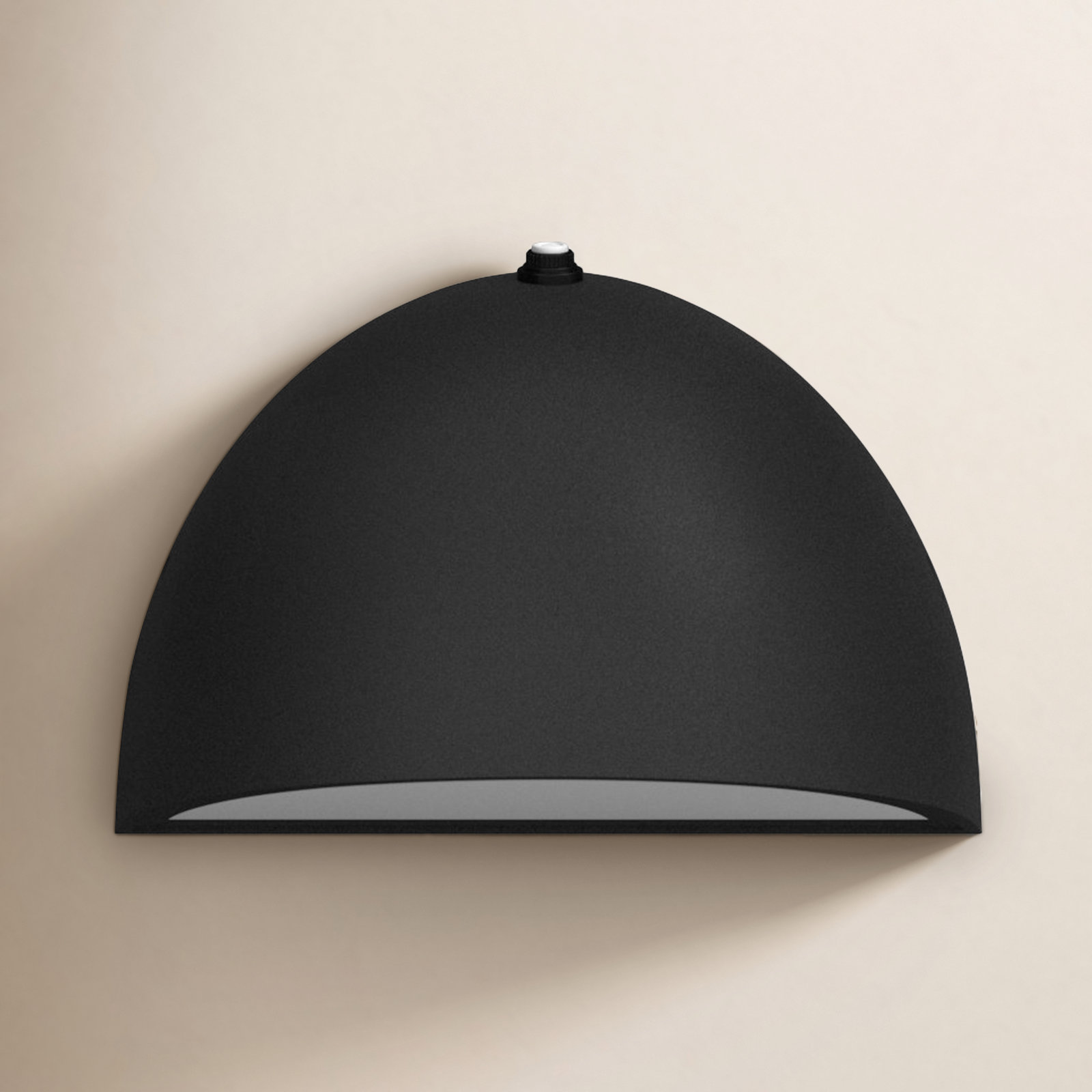 Luther Single Light Novelty Outdoor LED Wall Light, Black
