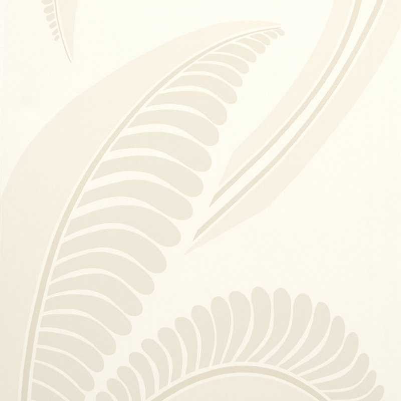 Schumacher x Neisha Crosland Banana Leaf Wallpaper, Ivory