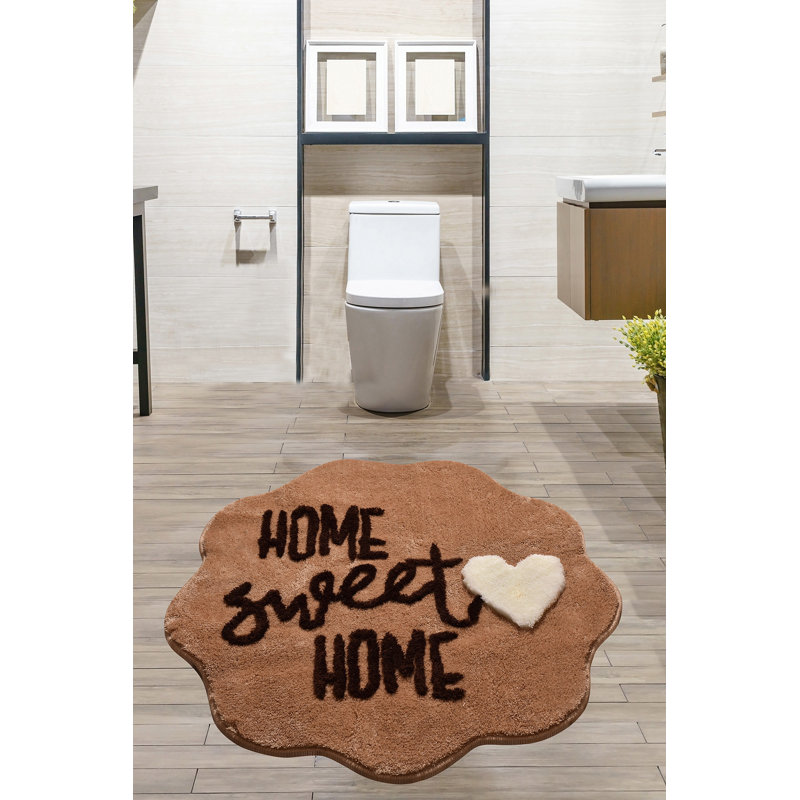 Tapis Abheek, Brun / vin / blanc