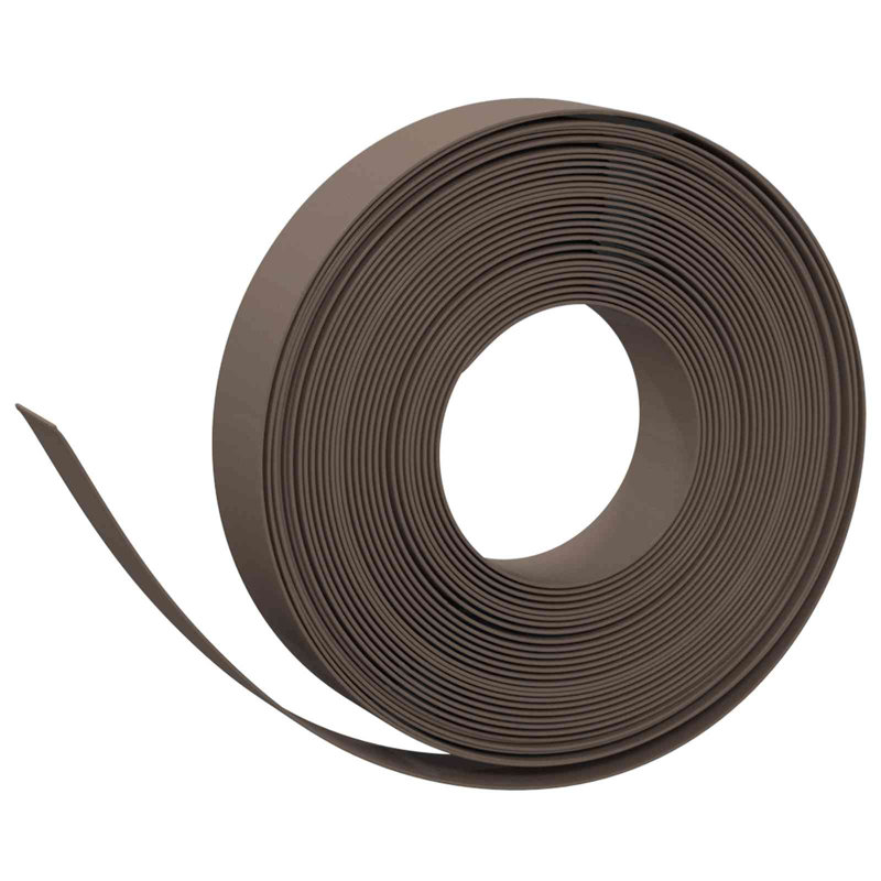 2500 cm W Lawn Edging Fencing, 10cm H x 2500cm W, Brown