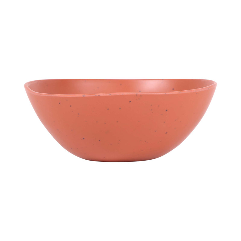 Bol à salade 35 oz zen, Terre cuite ensoleillée / moucheté