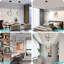 Modern LED Chandelier, Pendant Light Adjustable Height & Dimmable, 3 Ring 22W 4000K Chandeliers-1013694782