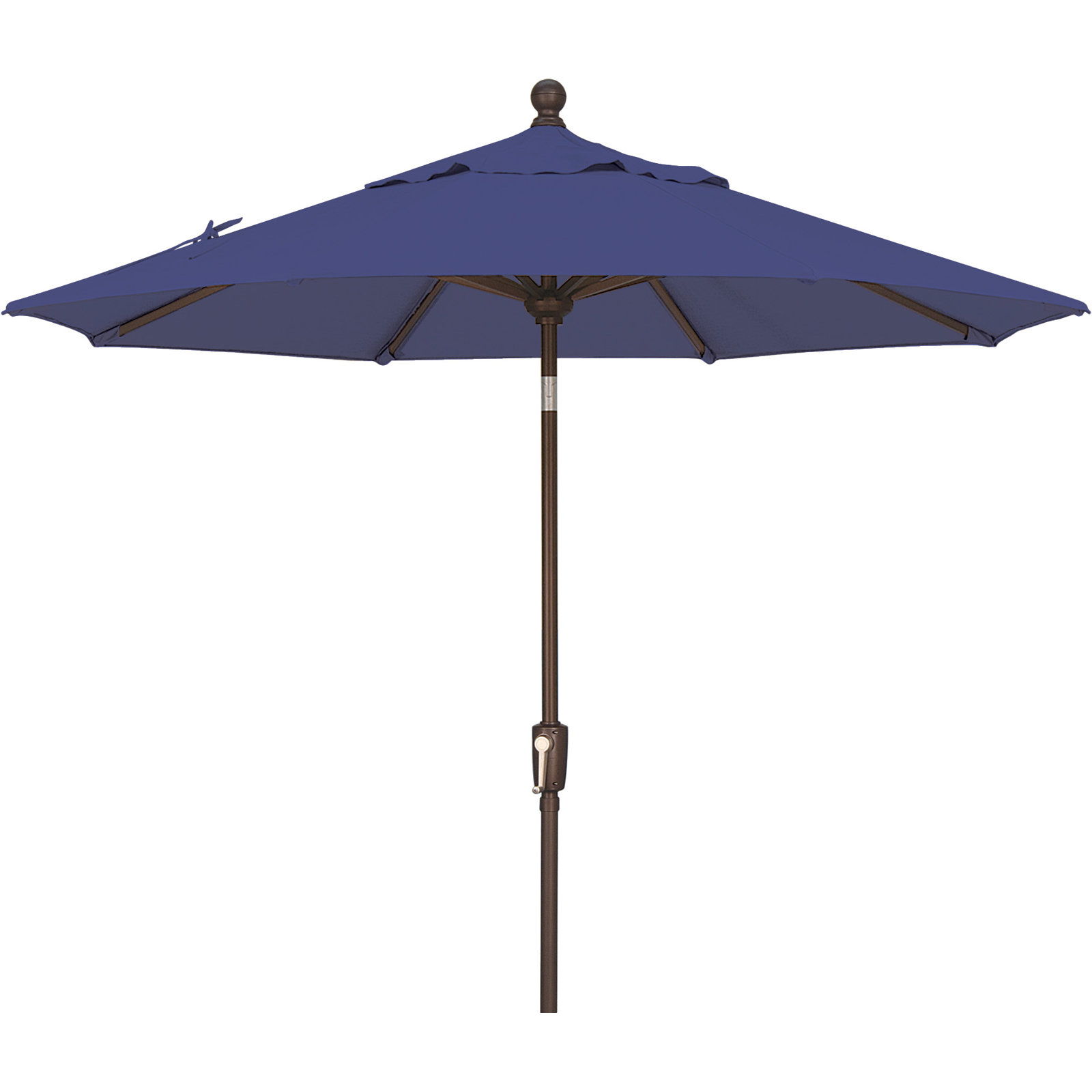Launceston Market Umbrella, Blue Sky Solefin, Bronze, 96" H x 90" W x 90" D