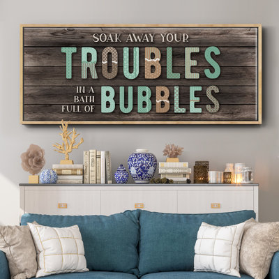 Troubles Bubbles - Toile encadrée