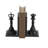 Non-Skid Polystone Chess Bookends
