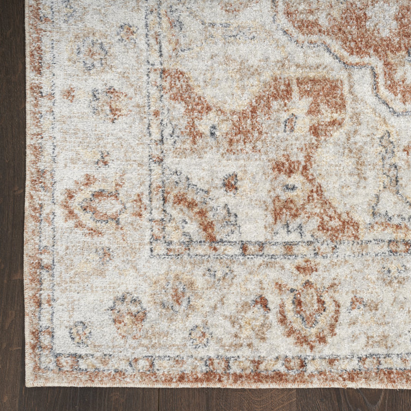 Lago Vista Washable Oriental Indoor Rug, Rectangle 6'7" x 9'