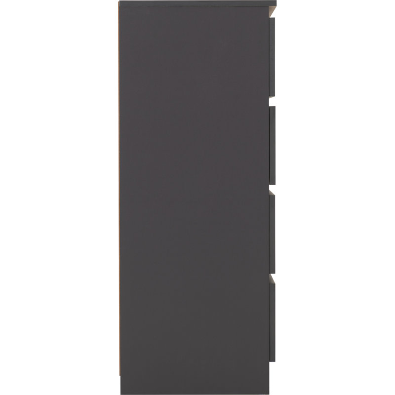 80cm W 5 - Drawer Chest of Drawers, Grey