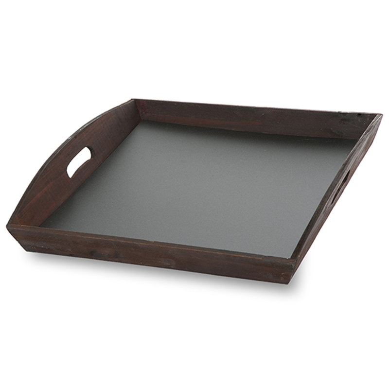 Panier en bois massif, Brun