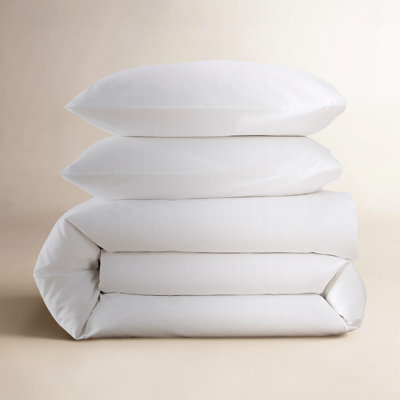 Coyer Classic Cotton Percale Duvet Cover Set