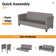 Allcot 5 - Person Wicker/Rattan Patio Furniture Set, Outdoor Fire Pit Sofa Set with Throw Pillows and Comfy Cushions