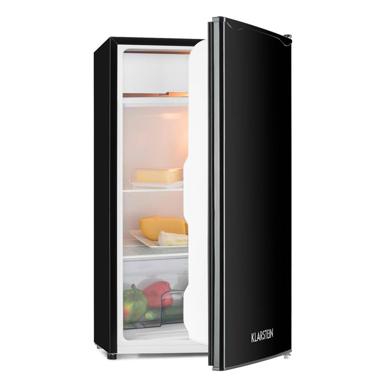 Klarstein 90m³ L Freestanding Mini Fridge, Black