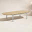 Terra Outdoor Oval Teak Coffee Table-1470371760
