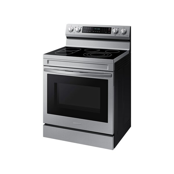 6.3 cu. ft. Smart Freestanding Electric Range with No-Preheat Air Fry &  Convection in Stainless Steel