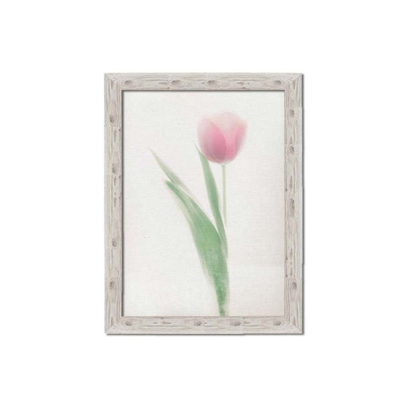 Simply Tulip par Hal Halli. Impression sur papier - Montée et encadrée, H 34 po x l 44 po