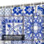 Rideau de douche Patchwork Tile-587637234