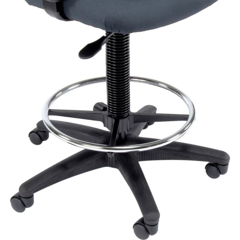 Tabouret de laboratoire à hauteur ajustable, gris
