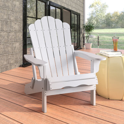 Henninger Foldable Outdoor Adirondack Chair
