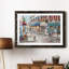 Café pittoresque - peinture encadrée-340469611-340469608