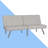 Full / Double 68'' Upholstered Convertible Sofa-1341499080