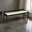 Banc en simili cuir Irmagene