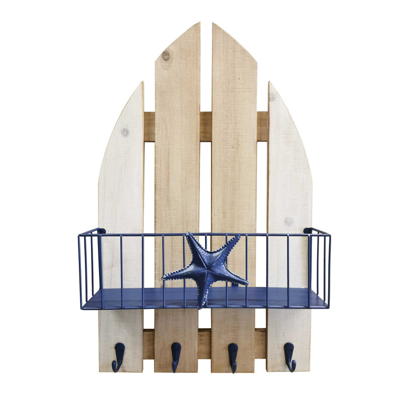 Wall Organizer with Key Hooks