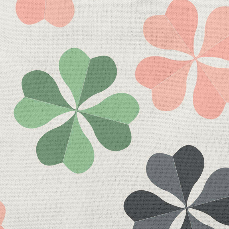 Housse et insert de coussin décoratif décoratif Lucky Patch St. Patrick's Day, Poivre, 16 po x 16 po