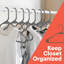 Cintres de qualité supérieure - Conception mince et compacte, plastique léger et durable avec rainures d'épaule intelligentes, utilisation polyvalente pour organiser la lessive, les manteaux et les vêtements-1382394669-1382394643