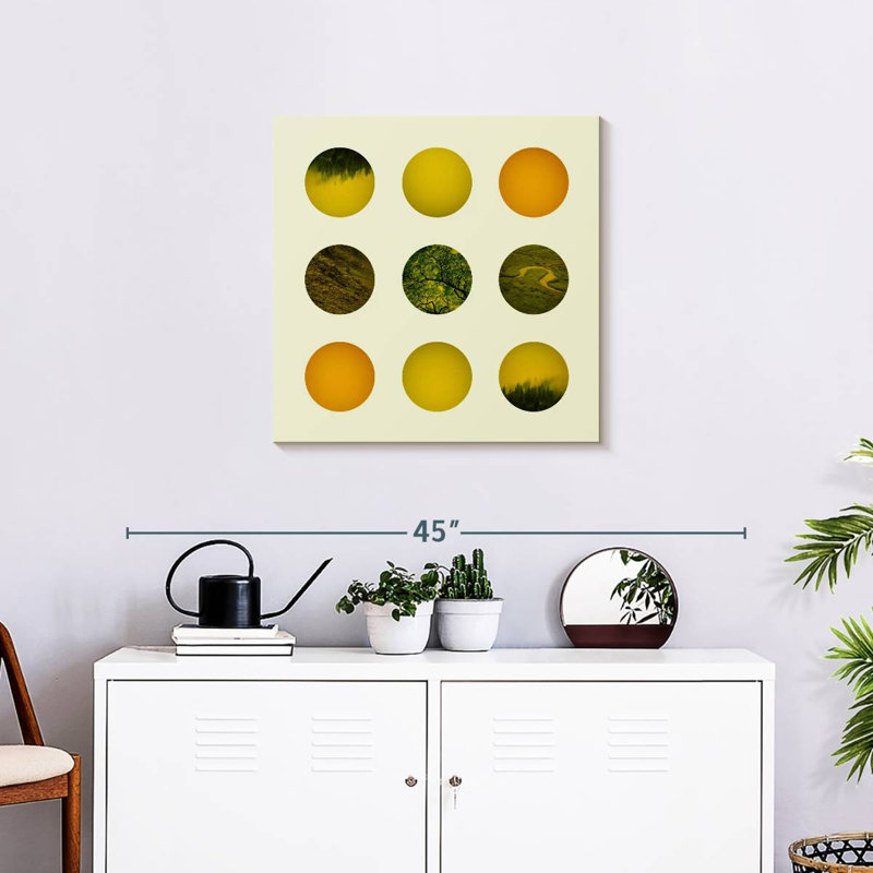 Avery Earth Dot Pattern, 24" H x 24" W