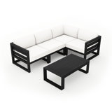 Avion 5 Piece Sectional Set - Black