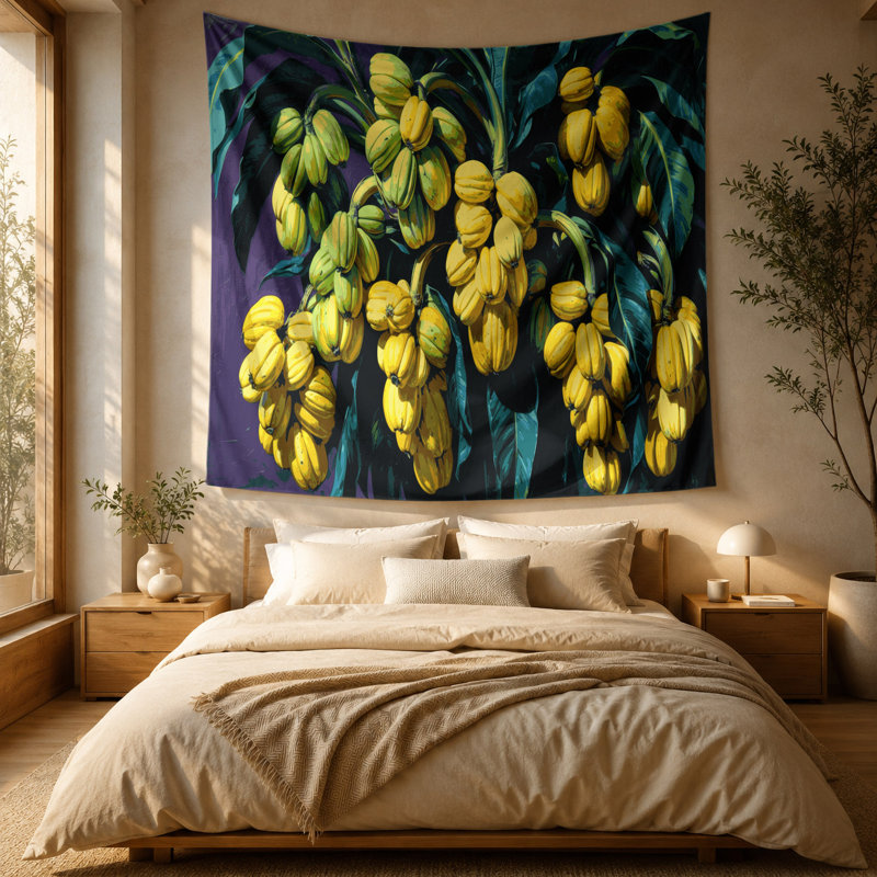 Tapisserie murale Fruit Plantain, 88 po x 104 po