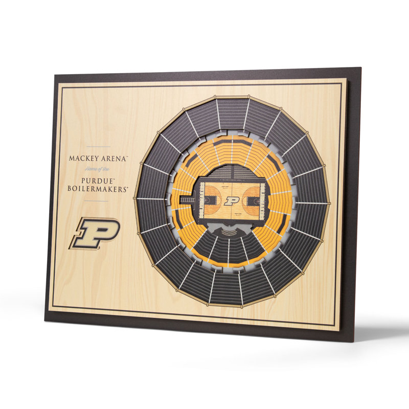 Handmade Wall Decor, Purdue University Basketball