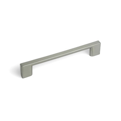 Poignée de meuble Heritage Designs Mod - Entraxe de 3-3/4 po - Laiton brossé - Quincaillerie contemporaine pour tiroirs et armoires