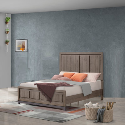1pc Contemporary Panel Bed