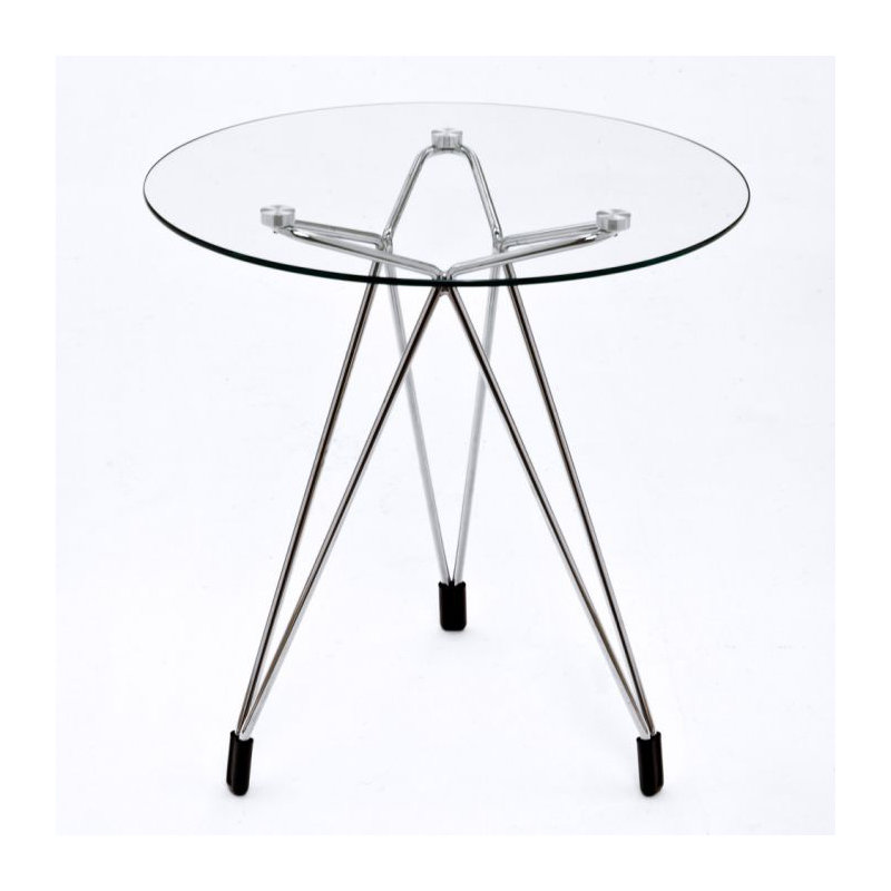 Table de bout Masami, Chrome