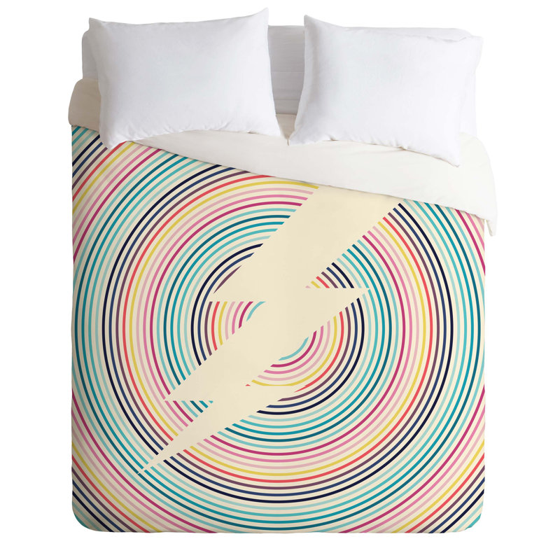 Ensemble de housse de couette Bolt, Housse de couette pour très grand lit et 2 très 