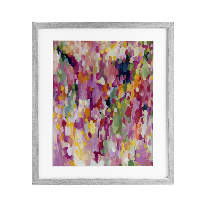 «Way You Make Me Feel», reproduction sous verre encadrée, design par Amira Rahim, Cadre de ferme gris, H 21 po x l 17 po
