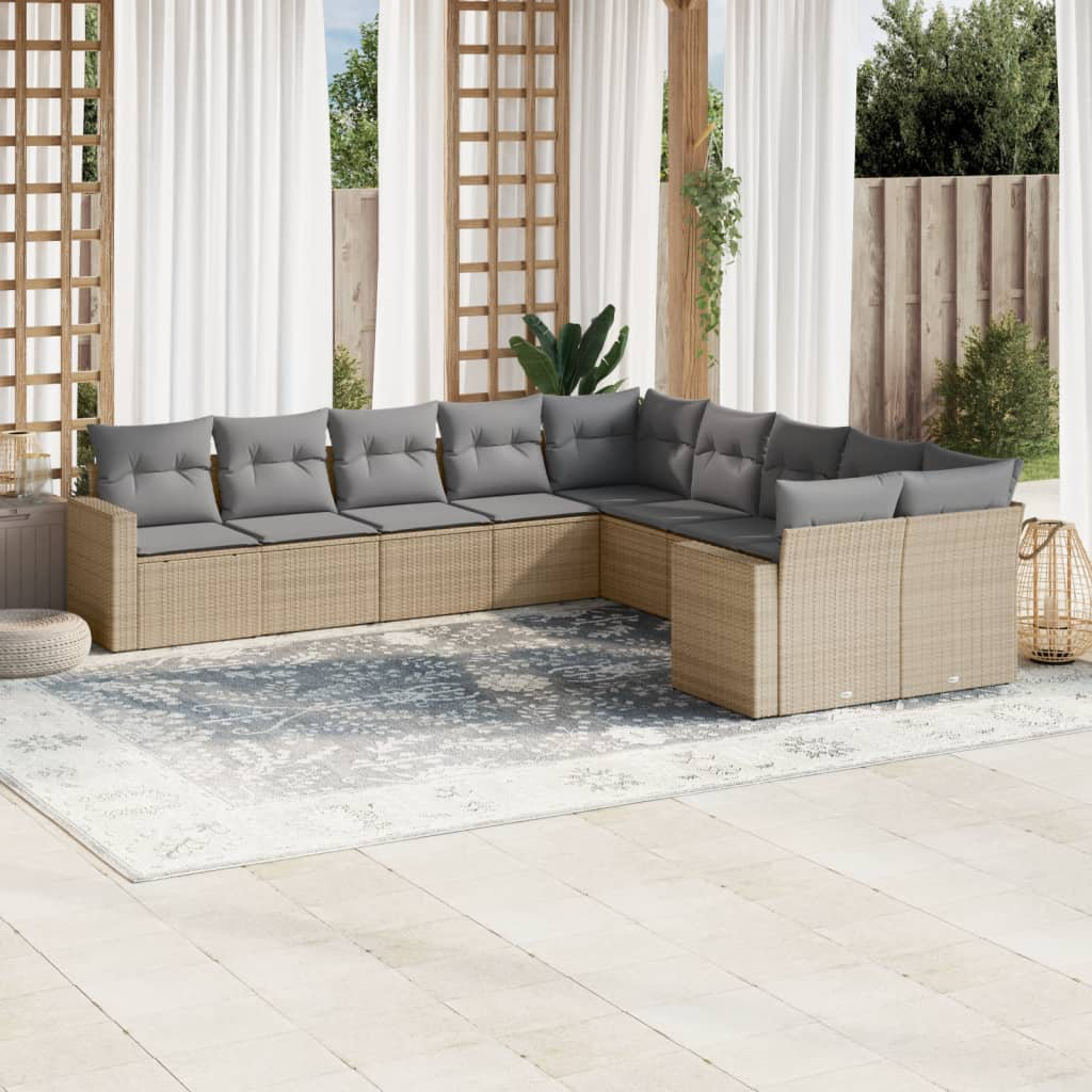 Gartenecksofa mit Polster