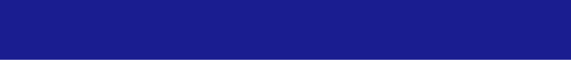 Solid blue background.