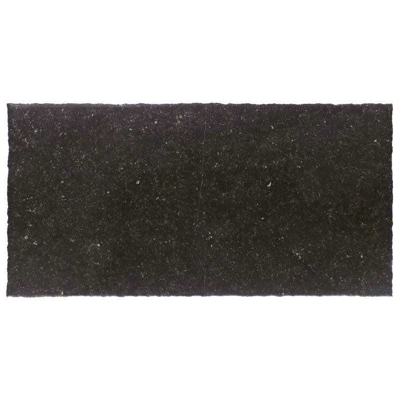 Carreau de marbre et de plancher 18 po x 36 po Reno, Noir