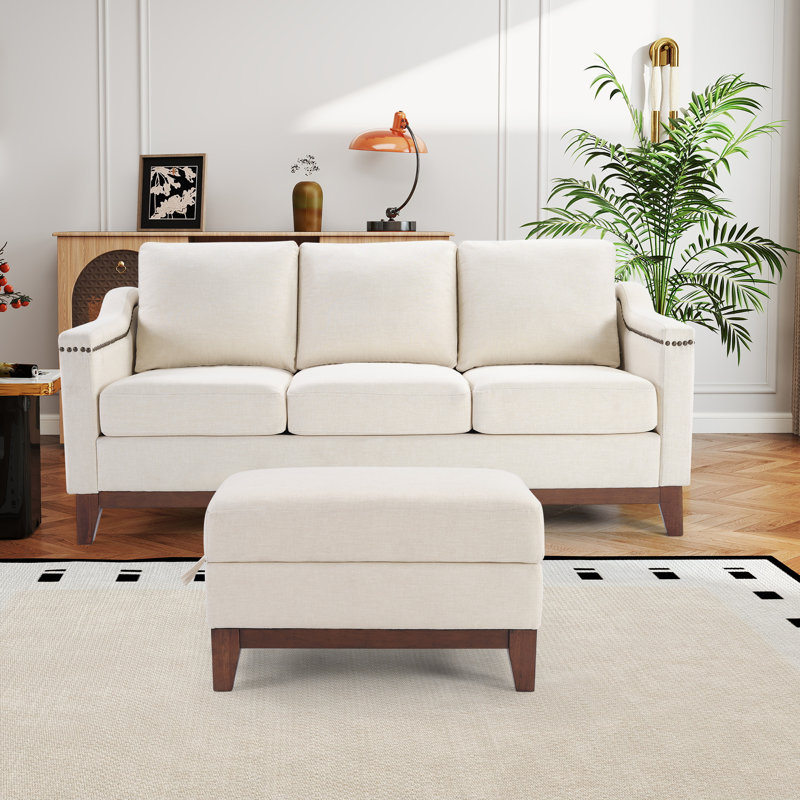 Edgell 2 - Piece Sofa Set, White