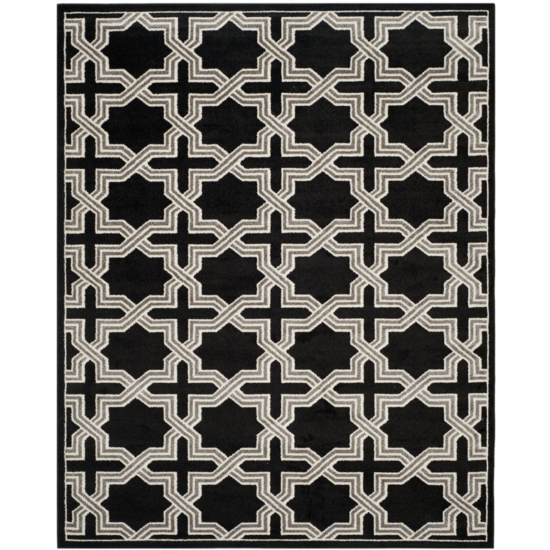 Tapis anthracite / gris Ammundsen, Rectangle 9 pi x 12 pi