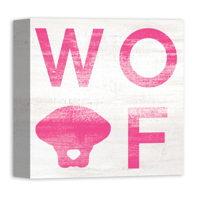 " Woof Distressed "