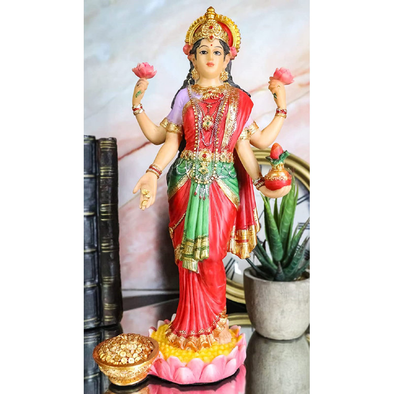 Statue de la déesse hindoue Mayoma Vastu Shri Lakshmi