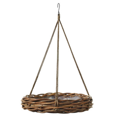 Abrihet Handmade Wood Hanging Planter
