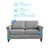 Upholstered 53.5'' Loveseat-1269527417